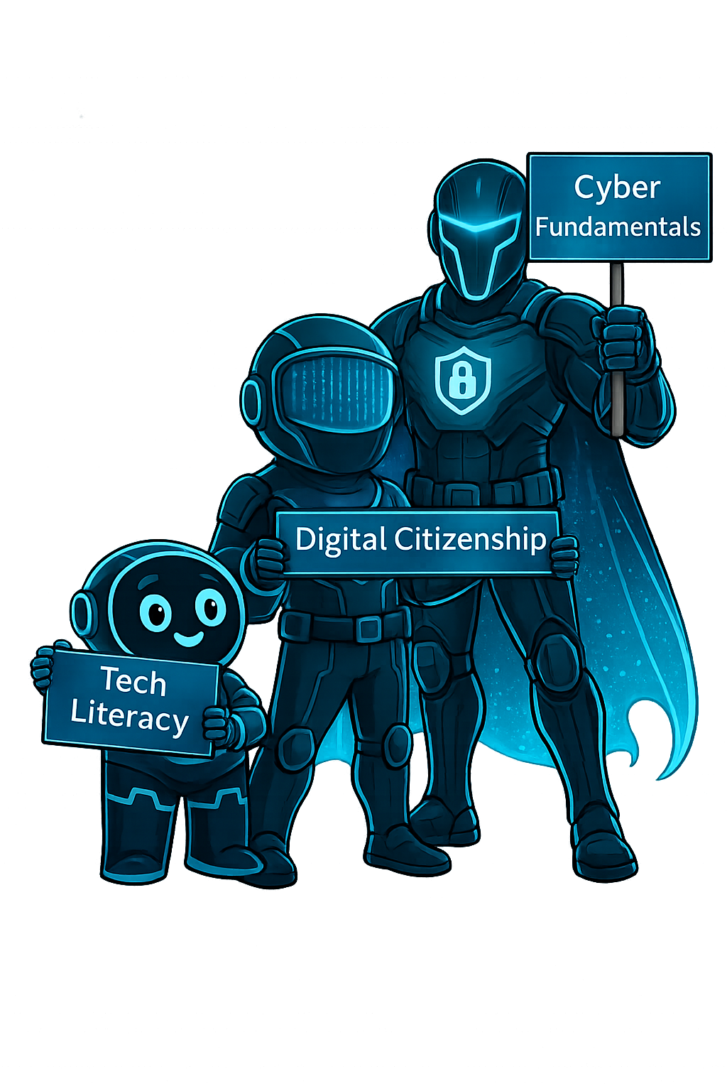 Three Pillars of NexGen Secure — Tech Literacy, Digital Citizenship, Cyber Fundamentals
